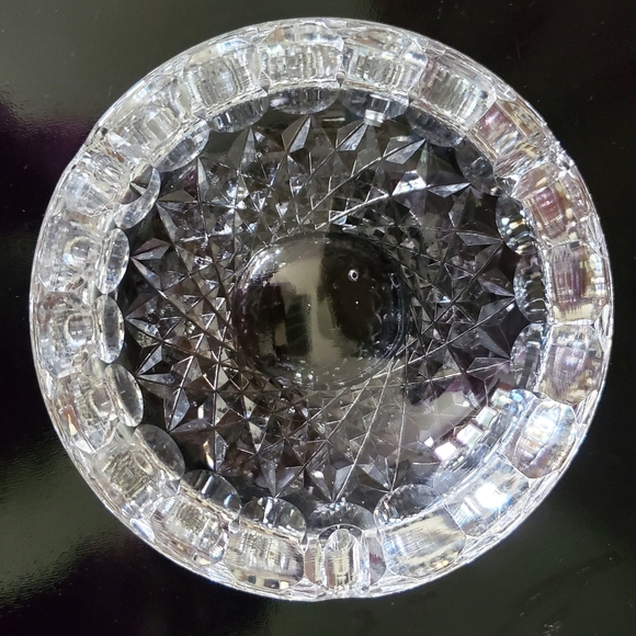 Waterford 5" Crystal Colleen Short Stem Pattern (Hand Cut) Ashtray - Picture 10 of 16